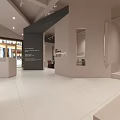 Studio Door Head Simple Style No Main Lamp Advanced Sense Bar Counter Stairwell Water Bar Rest Area Reception Area Window 3d model