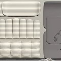 Various Styles Modern Upholstered Headboards In White Gray With Side Table Vase