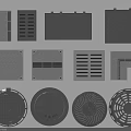 Road Infrastructure Components With Manhole Covers And Drainage Grates In Various Designs And Shapes