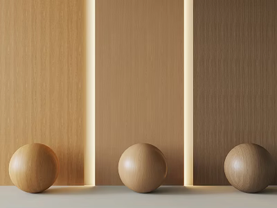 Modern wood grain 3d model