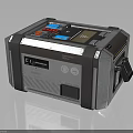 Professional Portable Equipment Case with Metal Shell Control Panel and Interface Buttons