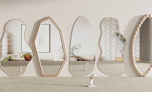 Modern Mirror 3d model