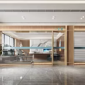 Modern consulting room aisle consulting room 3d model