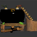 Modern Jar Bath Basin Soup Jar 3d model