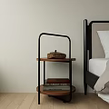 Modern side table side table corner table round side table 3d model