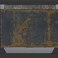 Vintage Metal Desk With Drawers And Industrial Style Smooth Surface Design