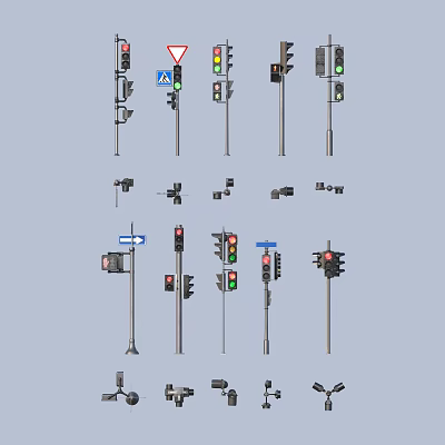 Traffic Light Indicator 3d model