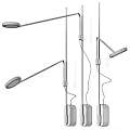 Modern Wall Lamp Design With Adjustable Arms Sleek Metal Build Multiple Colors And LED Lights