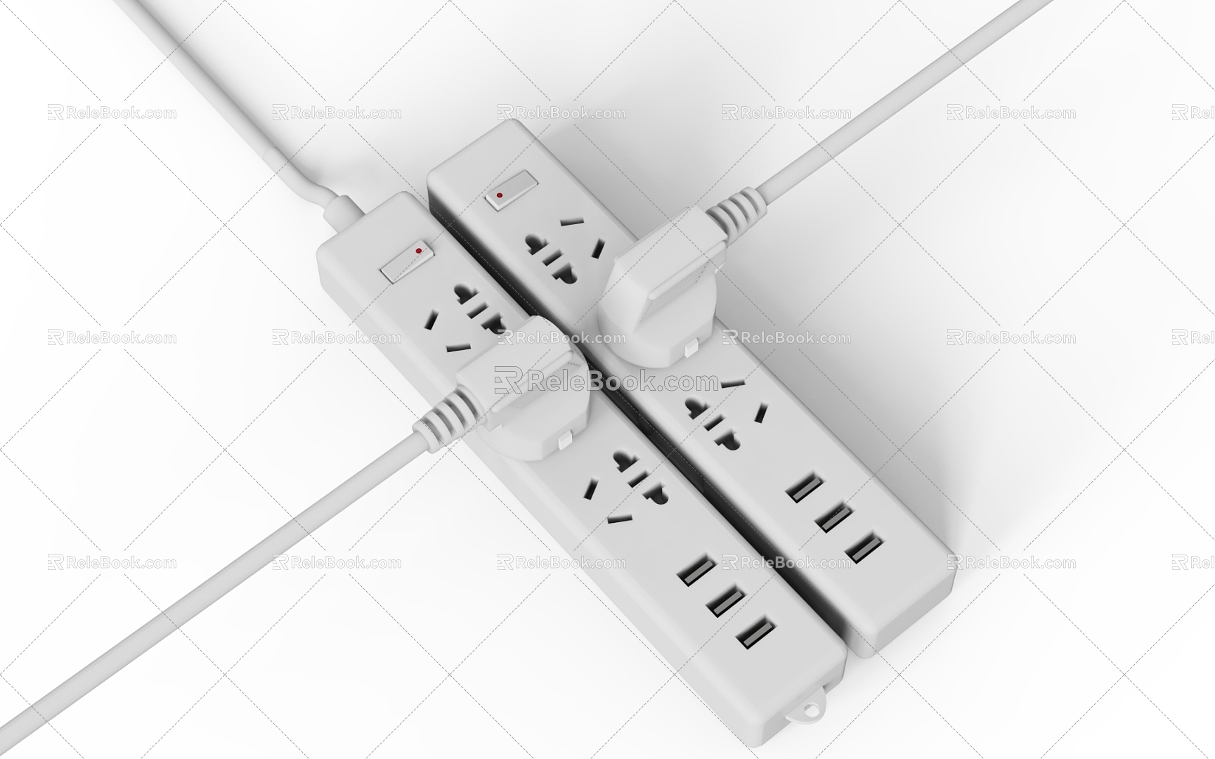 Socket plug patch panel model