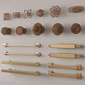 Modern Handle Cabinet Door Handle Button Handle 3d model