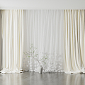 Modern Curtains 3d model