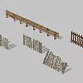 Different Fence Types Featuring Wooden Picket and Metal Rail Designs