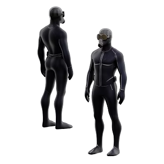 Modern Outdoor Wetsuit Sportswear Model 3d model