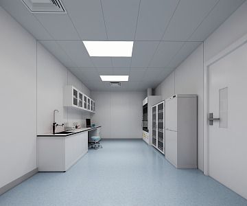 Modern Laboratory 3d model