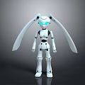 Robot Assistant Small Robot Butler Robot Butler Figure Game Figure 3d model