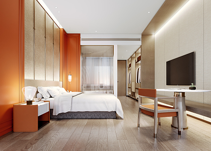 Hotel Rooms Modern Rooms 3d model