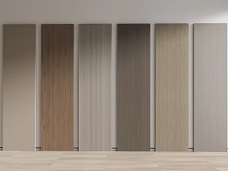 Modern wall panel wood veneer wall panel wall panel wall panel wall panel wood board 3d model