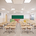 school classroom 3d model