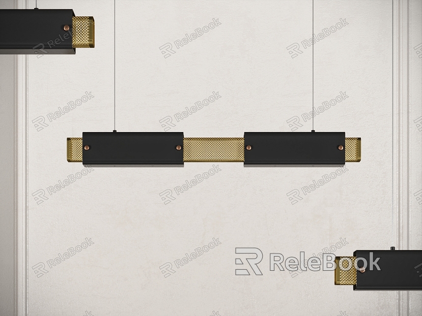 Strip Chandelier Light Luxury Chandelier Dropped Decorative Light model