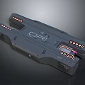 Modern Spaceship Spacecraft 3d model