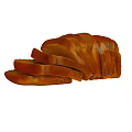 Delicious Sliced Bread With Golden Crust And Soft Inner Texture