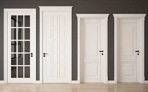 Jane O swing door 3d model