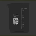 Transparent PIREX Measuring Cup 1000ml Kitchen Tool With Graduation Marks