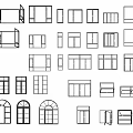 Window casement window sliding window European window arched window folding window coffee window system window aluminum alloy window broken bridge window 3d model