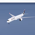 LATAM Airline Passenger Jet Flying In Sky