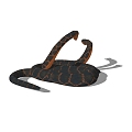 Modern Snake Animals 3d model