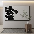 New Chinese Decorative Painting 3d model