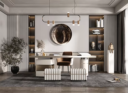 Light Luxury Study 3d model