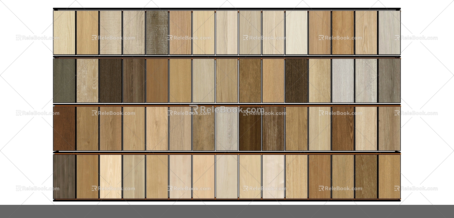 Modern wall panel wood veneer wall panel 3d model