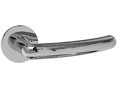 Modern Chrome Door Handle With Sleek Contemporary Design For Home Interior Doors 3d model