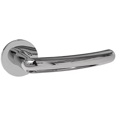 Modern Chrome Door Handle With Sleek Contemporary Design For Home Interior Doors 3d model