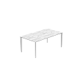 Modern Wooden Top Dining Table With Sleek Metal Legs For Home Interior