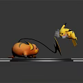 Modern game character pica chubaokemeng elf pokemeng god beast 3d model