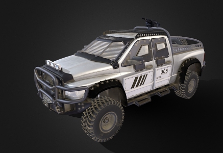 Hyundai off-road vehicle pickup truck 3d model