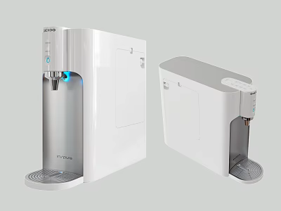 Modern White Joyoung Electric Water Dispenser Compact Design for Home Daily Use Appliance 3d model