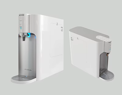 Modern White Joyoung Electric Water Dispenser Compact Design for Home Daily Use Appliance 3d model