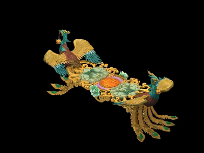 Modern Cartoon Scene Table 3d model