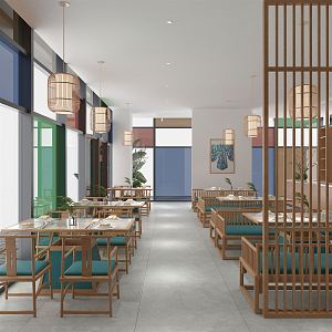 New Chinese Restaurant Catering 3d model