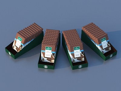 Chocolate Snacks 3d model