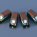 Chocolate Snacks 3d model