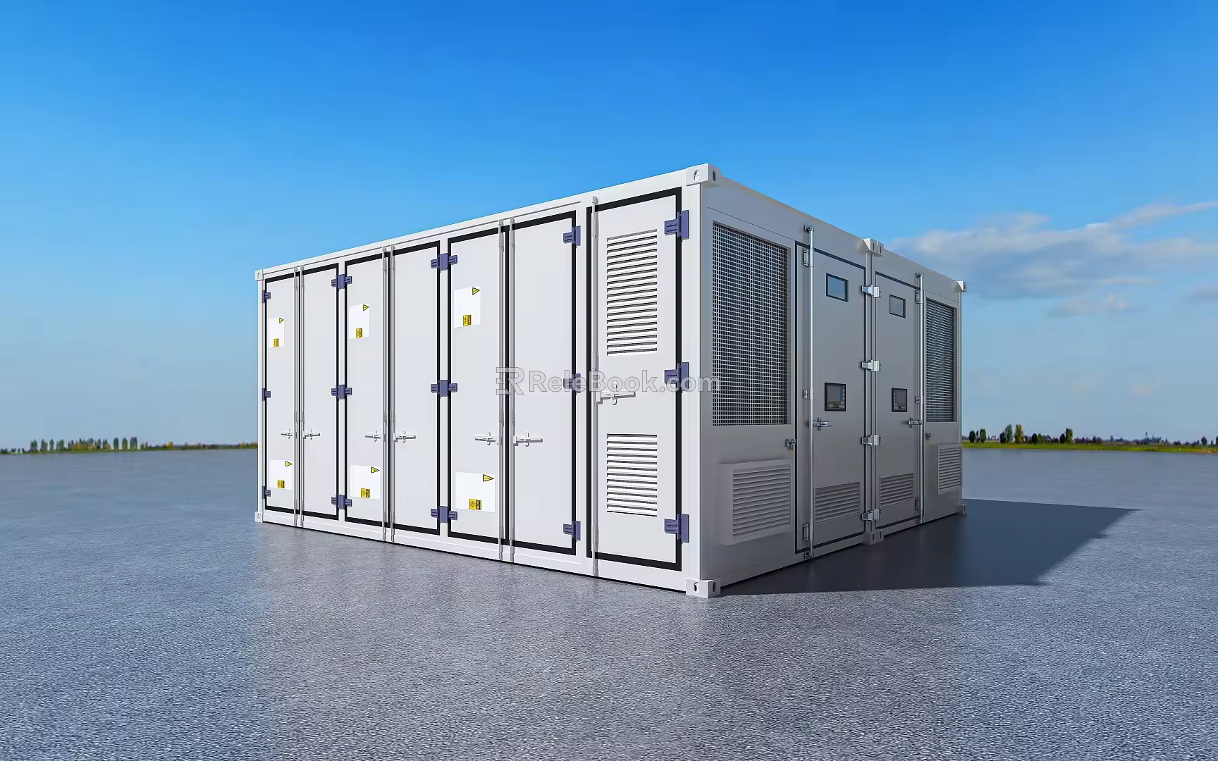 Battery container distribution box 3d model