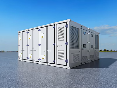 Battery container distribution box 3d model
