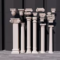 European Roman Column 3d model