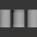 Silver Metal Cans For Food Storage In Household Kitchen Supplies