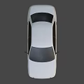 Sleek White Car Design Featuring Front Headlights Alloy Wheels And Smooth Body Lines