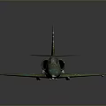 Green Camouflage Military Spacecraft Model Featuring White Star On Wing For Space Exploration